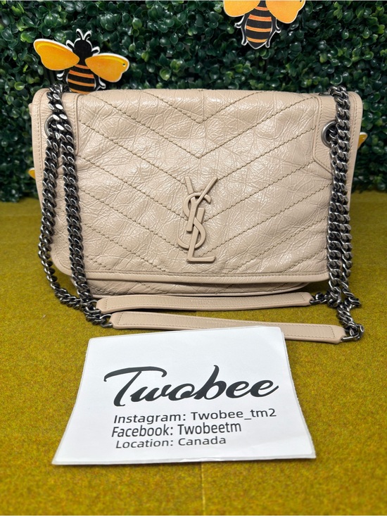 Saint Laurent Handbags - ❌SOLD❌ Authentic Saint Laurent Beige Medium Nikki